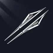 3D Blade Leaf Plate Boczna etykieta Dekoracja błotnika nadwozia (2 SZTUK)