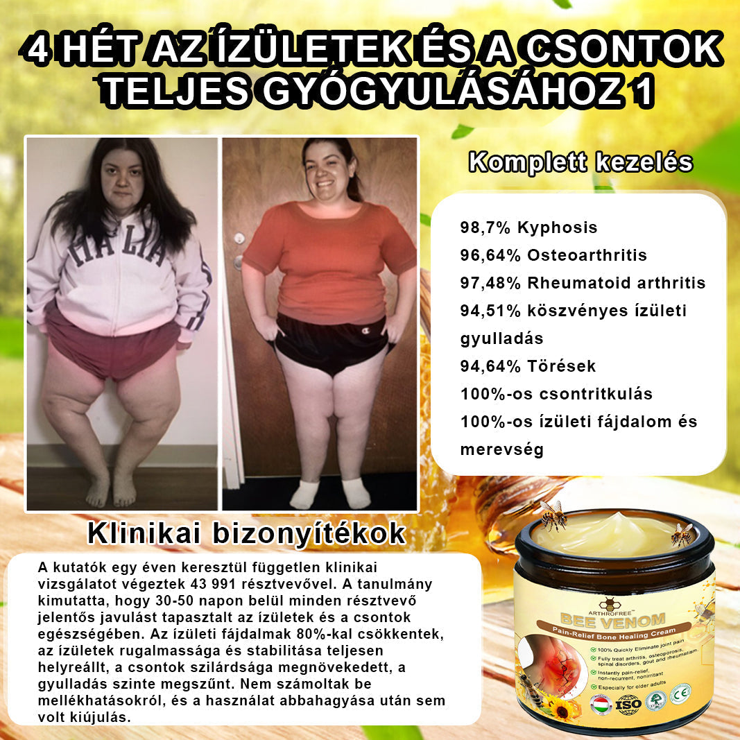 (Specjalnie dla osób starszych i zalecany przez AAOS) ArthroEase 🌱 Krem do leczenia zapalenia stawów z jadem pszczelim