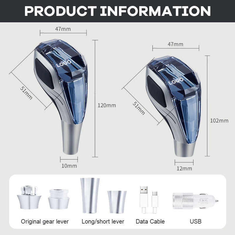 Kryształowa gałka dźwigni zmiany biegów