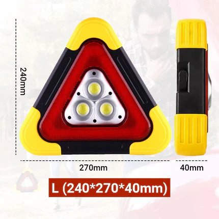 🚗Wielka oferta specjalna – 50% zniżki🆘Trójkątna lampka sygnalizacyjna 3 w 1 do użycia w sytuacjach awaryjnych na poboczu drogi✨