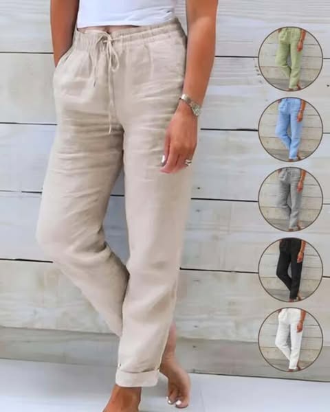 Largi, comozi, din bumbac și in. Noua uniformă de vară ☁️👖