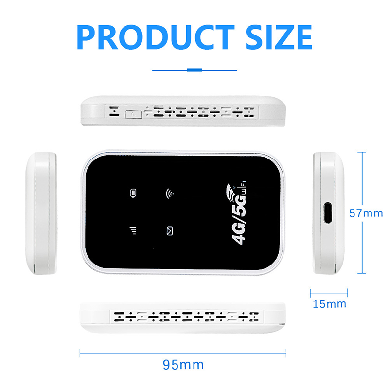 Kieszonkowy router Wi-Fi Mobiele 4G/5G 150 Mb/s