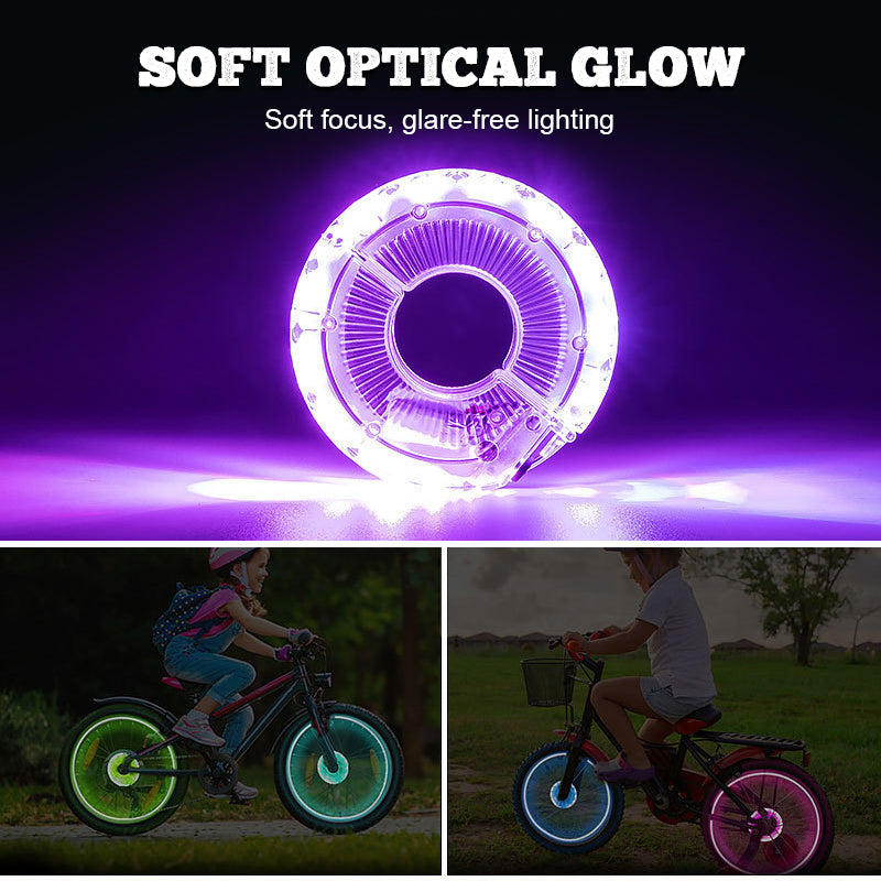 🌃🚴 Kolorowe oświetlenie obręczy rowerowej - dla chłodnych nocy i większego bezpieczeństwa 🎉💡