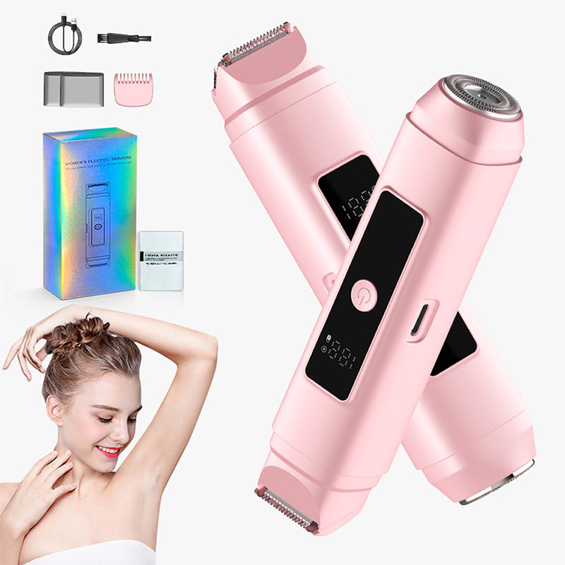 🔥 Epilator electric cu două brațe – pentru zona bikini și corp. Îndepărtează părul eficient, fără durere! ✨ Plată la livrare!