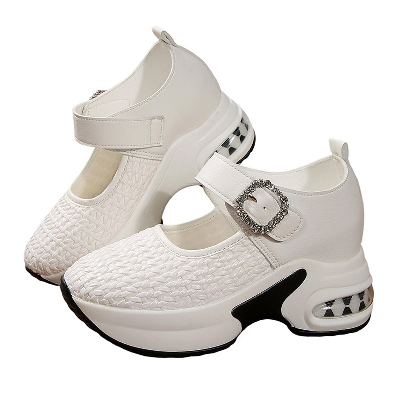 👡 Pantofi Mary Janes cu platformă – Material țesut respirabil, comozi și eleganți! 🌬️✨ Transport gratuit & ramburs!