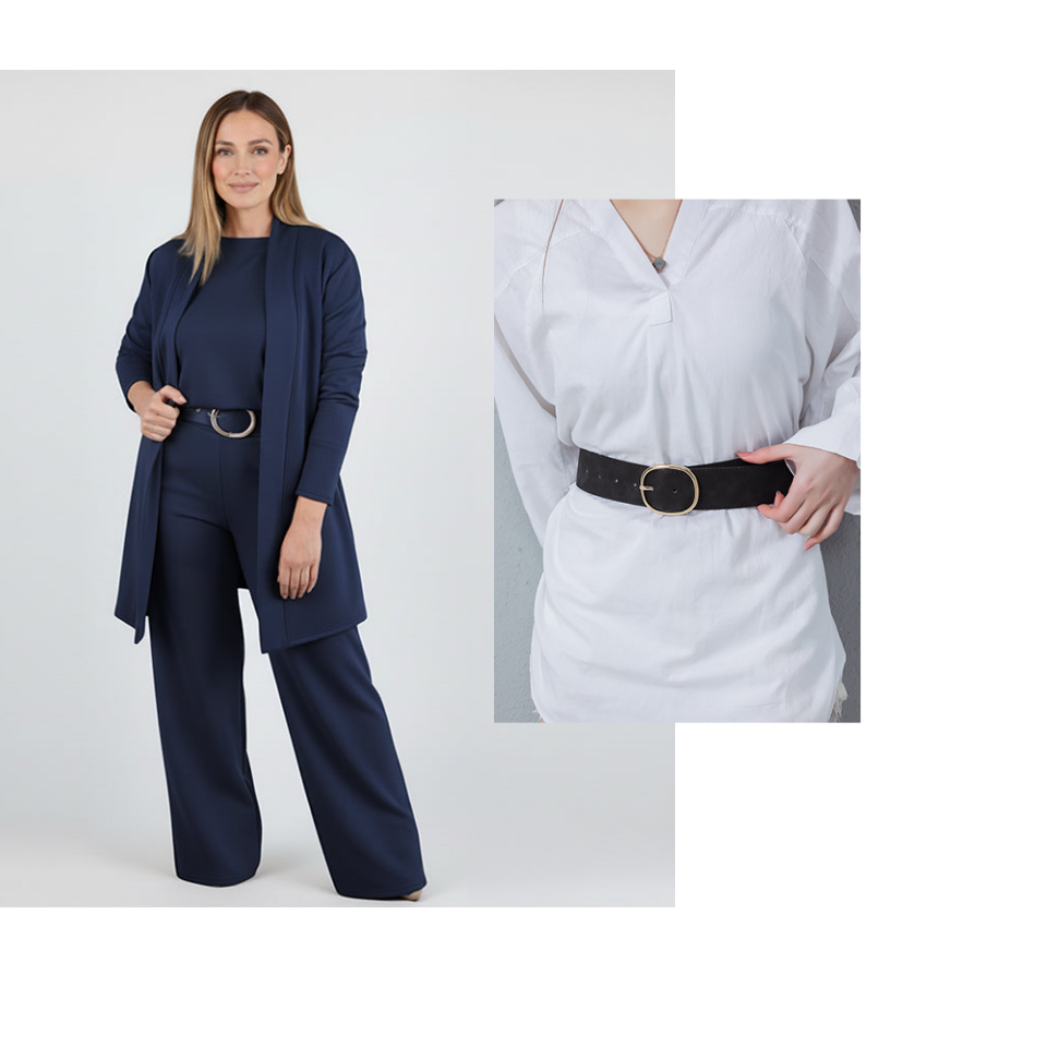 ⏰ Set elegant din 3 piese – cardigan lung, top și pantaloni. Stil complet, confortabil și rafinat! 💞 Plată la livrare!