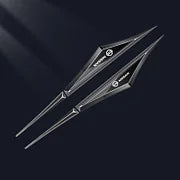 3D Blade Leaf Plate Boczna etykieta Dekoracja błotnika nadwozia (2 SZTUK)