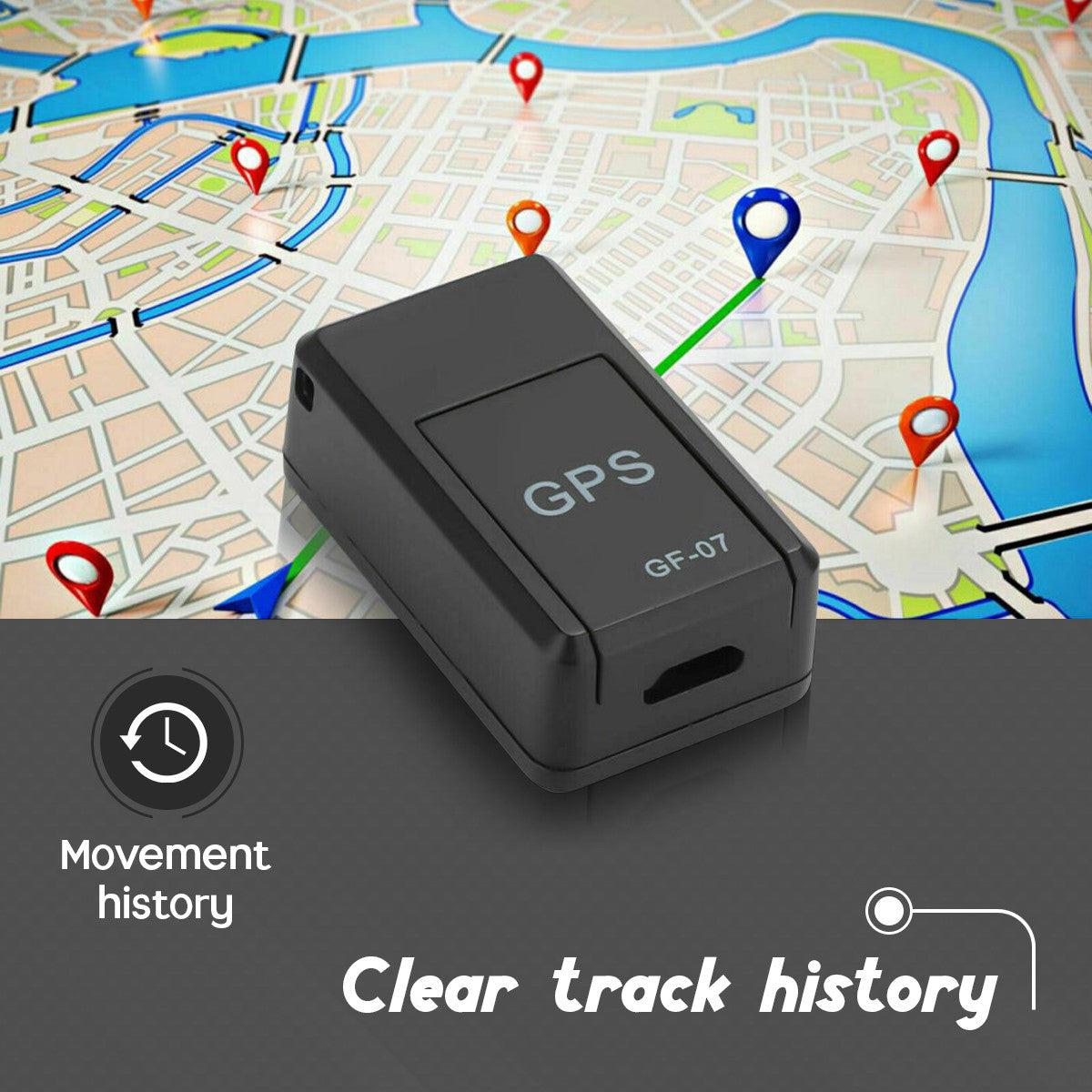 🔥MAŁY ROZMIAR, DUŻE BEZPIECZEŃSTWO - MINI GPS NA WYCIĄGNIĘCIE RĘKI