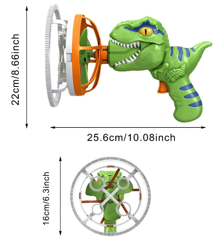 🦖Elektryczna maszyna do robienia baniek mydlanych w kształcie dinozaura