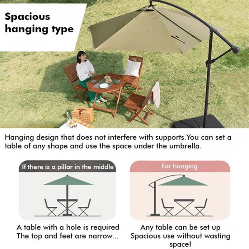 ☀️Parasol zewnętrzny Patio Shade Wodoodporny Parasol Patio Wymienna tkanina parasolowa