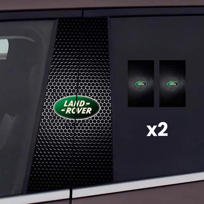 2x Naklejki na szybę samochodową z logo