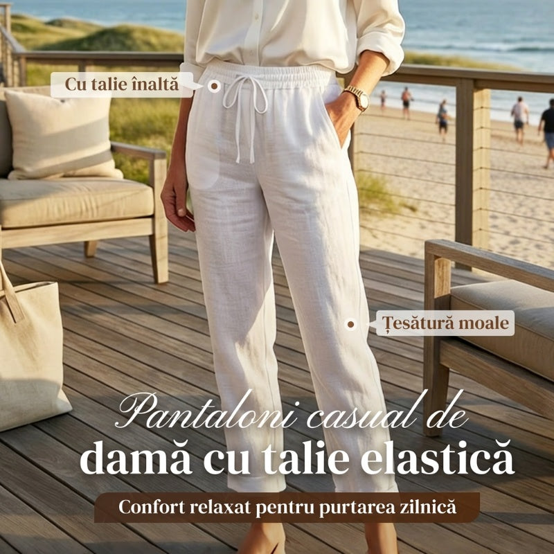 Largi, comozi, din bumbac și in. Noua uniformă de vară ☁️👖