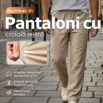 Bumbac și in, croială largă. Libertate maximă pentru zilele tale. ☀️