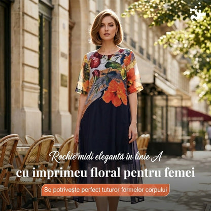 🔥 Rochii florale elegante – mărimi mari! Prinde-ți modelul preferat ❤️