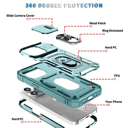 Carcasa magnetica pentru telefon 3 in 1