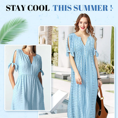 💃 Rochie elegantă pentru femei – decolteu în V, decupaje solide, design modern și rafinat. ✨ Plată la livrare!