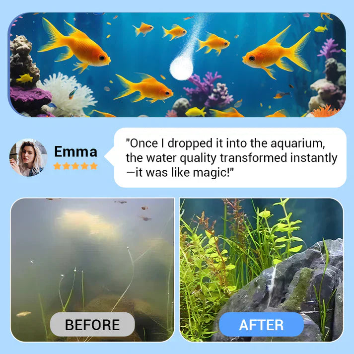 💧 Apa tulbure din acvariu dispare în câteva minute! Tableta puternică din Seria Acvariu purifică instant și elimină bacteriile. 🐠 Fără efort – doar o tabletă și gata. ✅ Plătești doar la livrare, în România. Comandă acum!
