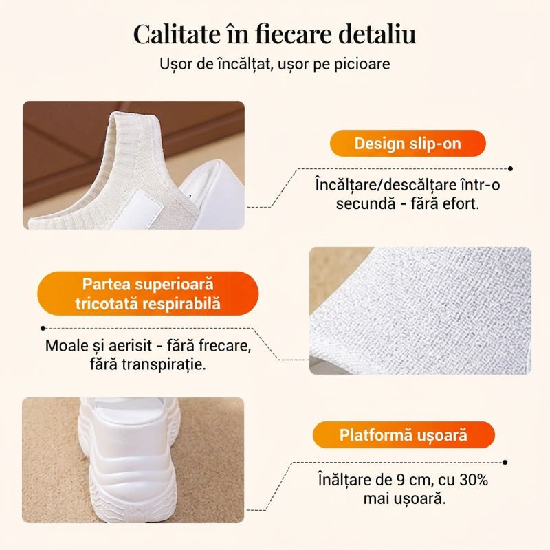 Toc înalt, confort maxim, transport GRATUIT ☀️👡 – le vrei și tu?