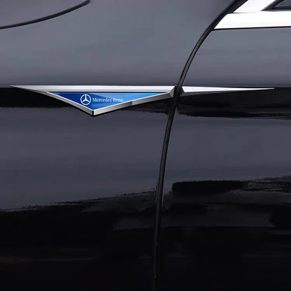 3D Blade Leaf Plate Boczna etykieta Dekoracja błotnika nadwozia (2 SZTUK)