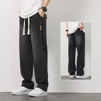 💐 Blugi drepți largi pentru bărbați – confortabili, stil casual, potriviți pentru orice ocazie. 👖 Plată la livrare!