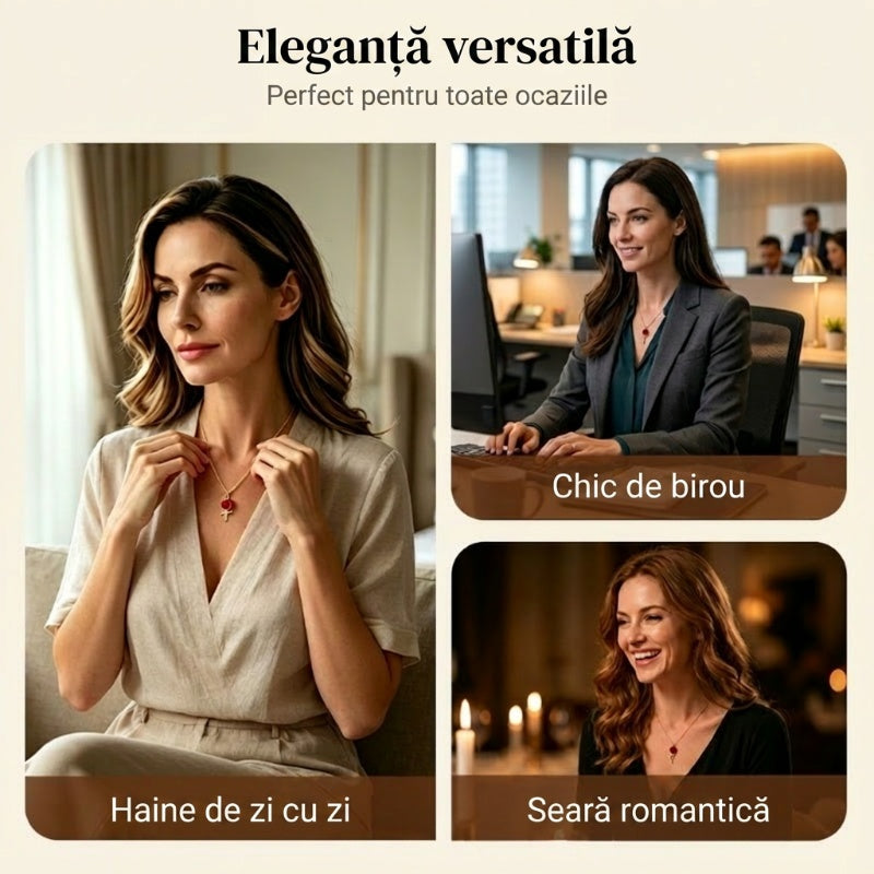 🌹 Eleganță care nu trece niciodată – trandafir roșu din cristal cu finisaj auriu. Plată la livrare! ✨