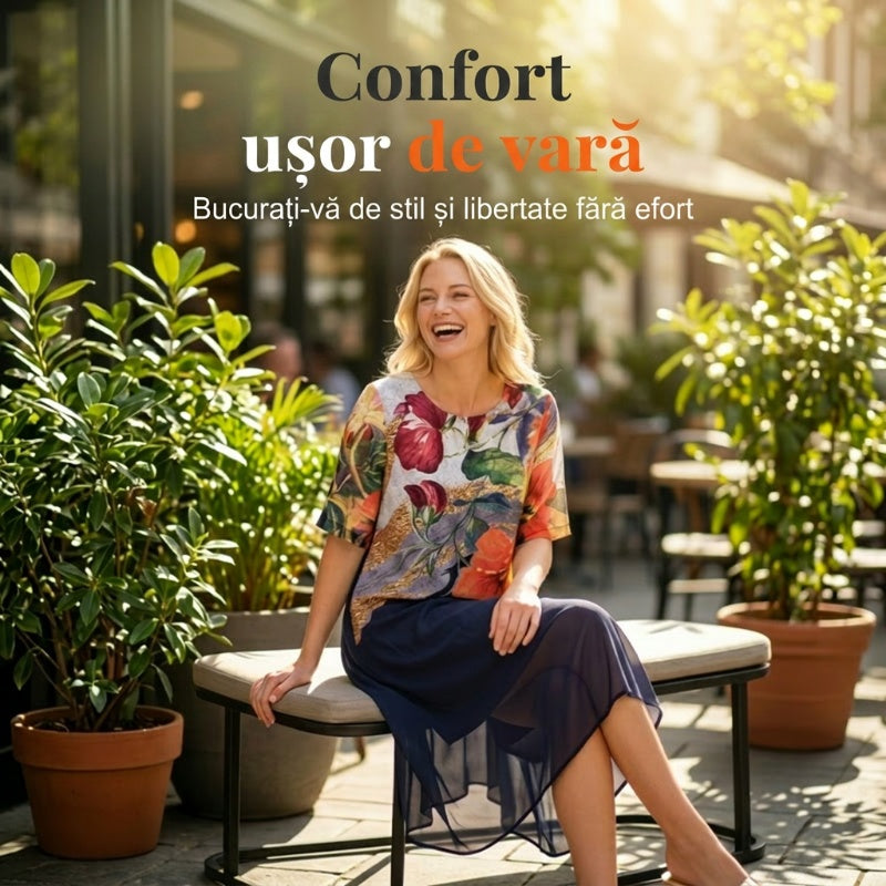 🔥 Rochii florale elegante – mărimi mari! Prinde-ți modelul preferat ❤️
