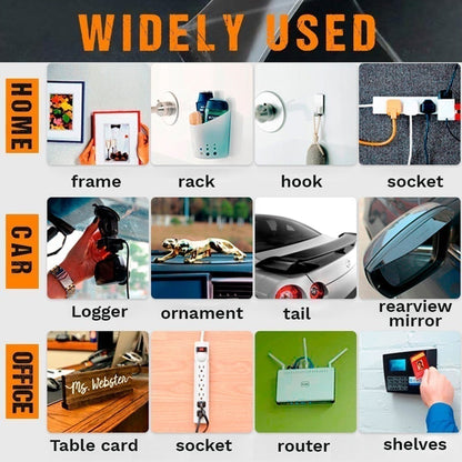 60 PCS Banda adezivă dublă adezivă reutilizabilă și rezistentă la apă