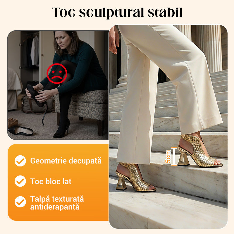 🏖️👠 Sandale elegante cu toc pentru femei – vârf deschis, picioare zvelte, mers confortabil! 👡 Plată la livrare!