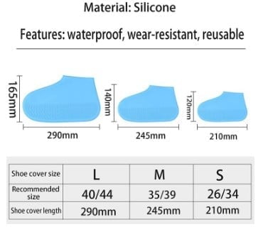 -Waterproof Shoe Cover Silicone - 🎁Buy 3 Free Shipping🎁