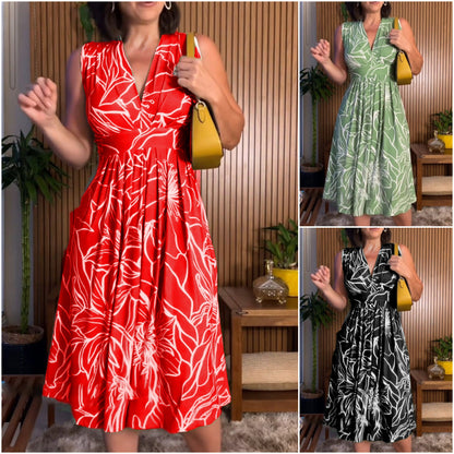 Fără mâneci plus dimensiunea rochie de talie