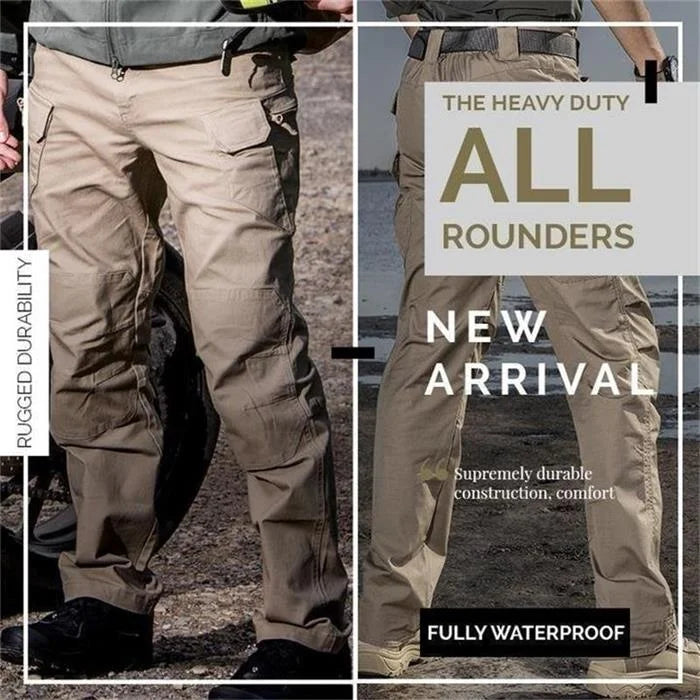 👖⚡ Pantaloni care nu se rup când ai mai multă nevoie Țesătură rezistentă | Buzunare multiple | Genunchi întăriți ✅ Vânătoare, camping, muncă, outdoor – toate într-unul