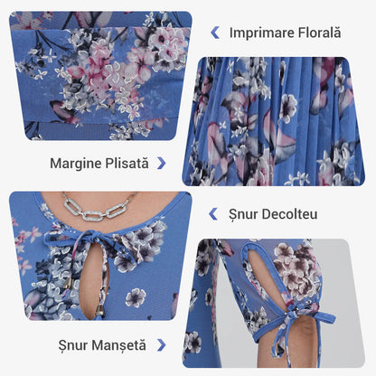Mărimi S-4XL. Plisată și lungă – efectul “wow” instant. 🔥 Cumpără acum!