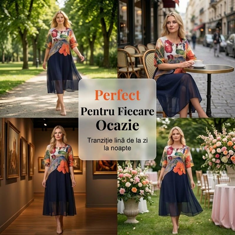 🔥 Rochii florale elegante – mărimi mari! Prinde-ți modelul preferat ❤️