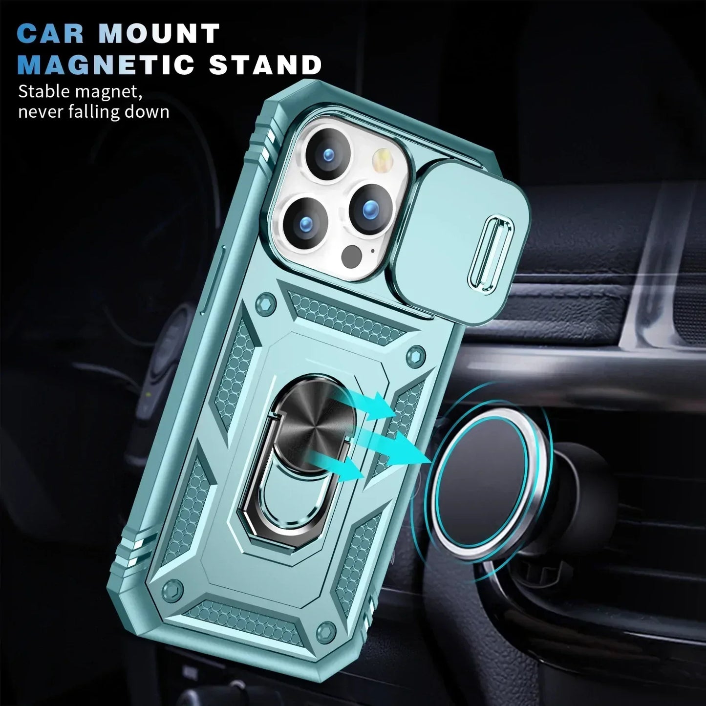 Carcasa magnetica pentru telefon 3 in 1