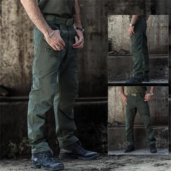 👖⚡ Pantaloni care nu se rup când ai mai multă nevoie Țesătură rezistentă | Buzunare multiple | Genunchi întăriți ✅ Vânătoare, camping, muncă, outdoor – toate într-unul