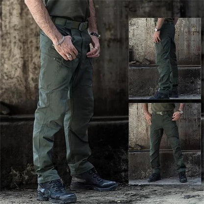 👖⚡ Pantaloni care nu se rup când ai mai multă nevoie Țesătură rezistentă | Buzunare multiple | Genunchi întăriți ✅ Vânătoare, camping, muncă, outdoor – toate într-unul