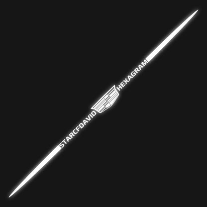 Kolorowa naklejka samochodowa z laserowym odbiciem 3D, 4 sztuki