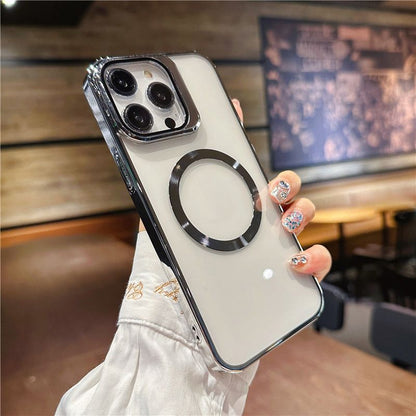 Carcasă de telefon placată cu capac de cameră pentru iPhone