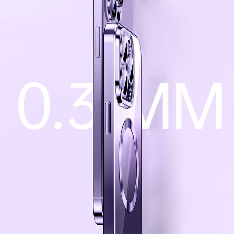 Carcasă de telefon placată cu capac de cameră pentru iPhone