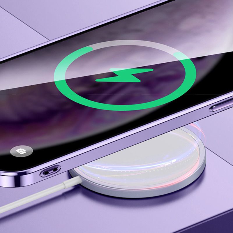 Carcasă de telefon placată cu capac de cameră pentru iPhone