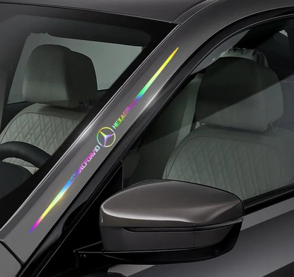 Kolorowa naklejka samochodowa z laserowym odbiciem 3D, 4 sztuki