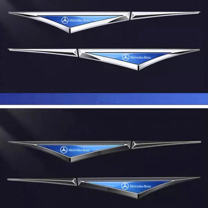 3D Blade Leaf Plate Boczna etykieta Dekoracja błotnika nadwozia (2 SZTUK)