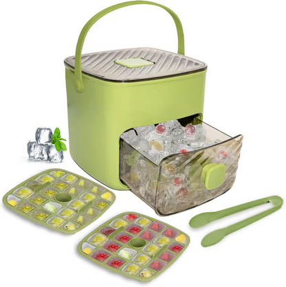 🧊 Cuburi de gheață portabile – cu capac și cutie. ✅ Plată la livrare. Adaugă în coș!