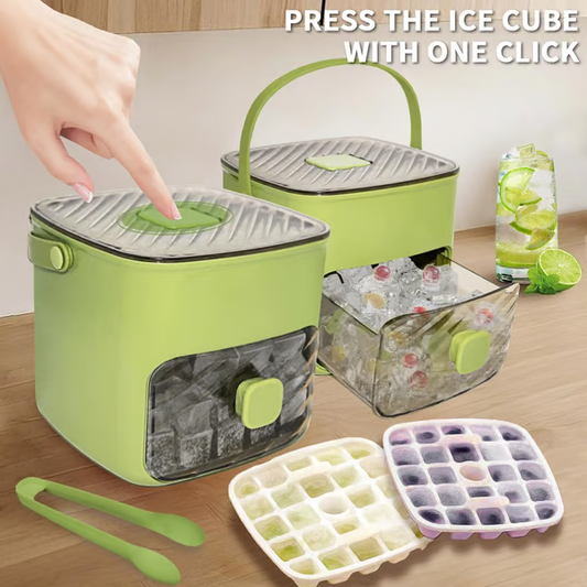 🧊 Cuburi de gheață portabile – cu capac și cutie. ✅ Plată la livrare. Adaugă în coș!