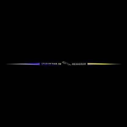 Kolorowa naklejka samochodowa z laserowym odbiciem 3D, 4 sztuki