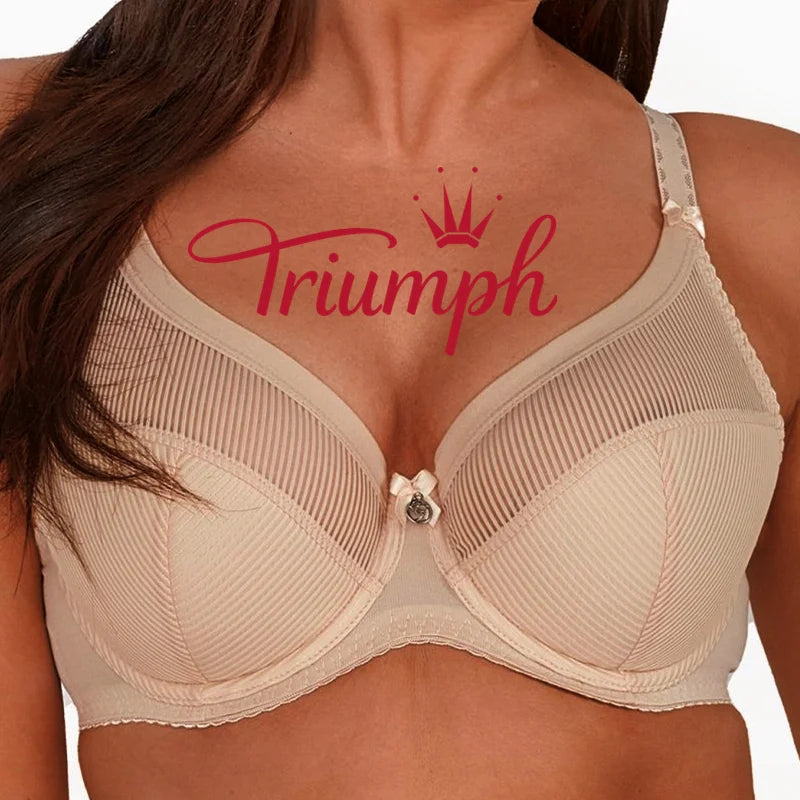 Triumph® 3 sztuki💖50% zniżki✨Wspaniały i wygodny biustonosz plus size Nowy styl 2024