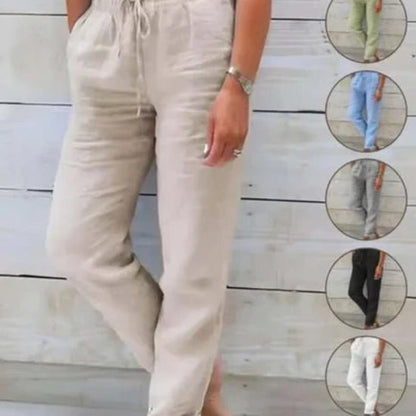 Largi, comozi, din bumbac și in. Noua uniformă de vară ☁️👖
