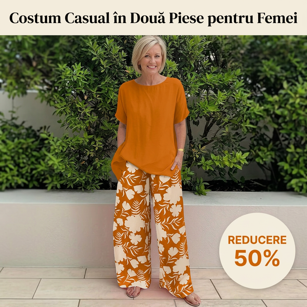 Costum Casual în Două Piese pentru Femei