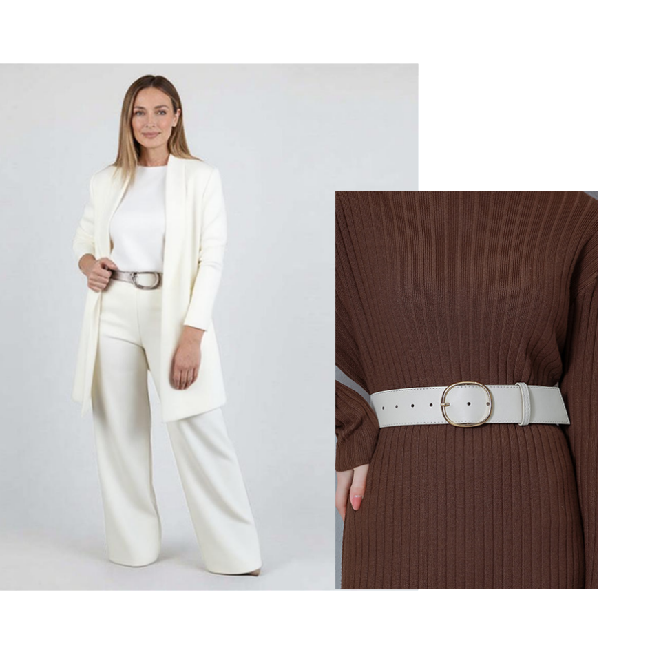 ⏰ Set elegant din 3 piese – cardigan lung, top și pantaloni. Stil complet, confortabil și rafinat! 💞 Plată la livrare!