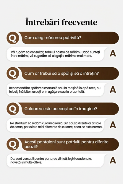 🎉 Oferte speciale de sărbători! Pantaloni eleganți, talie largă, croială lejeră, ornamente aurii. ✨ Plată la livrare!